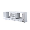 Dukes 80" White Vanity Cabinet Only