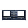 Dukes 80" Navy Blue Vanity Cabinet Only