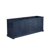 Dukes 80" Navy Blue Vanity Cabinet Only