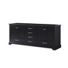 Dukes 80" Espresso Vanity Cabinet Only