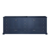Dukes 84" Navy Blue Vanity Cabinet Only