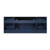 Geneva 48" Navy Blue Single Vanity, No Top And 48" Led Mirror