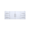 Geneva 48" Glossy White Vanity Cabinet Only