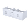 Geneva 60" Glossy White Vanity Cabinet Only