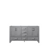 Jacques 60" Distressed Grey Vanity Cabinet Only