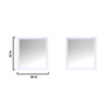 Jacques 80" White Double Vanity, White Carrara Marble Top, White Square Sinks And 30" Mirrors