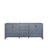 Jacques 80" Dark Grey Vanity Cabinet Only