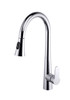 Furio Brass Kitchen Faucet W/ Pull Out Sprayer - Chrome