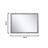 Marsyas 48" Ash Grey Single Vanity, No Top And 44" Mirror