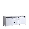 Marsyas 80" White Vanity Cabinet Only