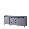 Marsyas 80" Dark Grey Vanity Cabinet Only