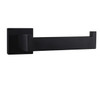 Bagno Lucido Stainless Steel Toilet Paper Holder - Matte Black