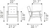 Rocky Arm Chair Putty
