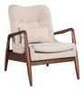 Bully Lounge Chair & Ottoman Beige