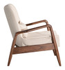 Bully Lounge Chair & Ottoman Beige