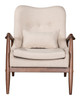 Bully Lounge Chair & Ottoman Beige