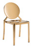 Eclipse Dining Chair (set Of 2) Gold