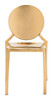 Eclipse Dining Chair (set Of 2) Gold