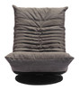 Down Low Swivel Chair Gray