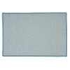 Colonial Mills Houndstooth Tt56 Sea Blue Area Rugs