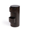 Liam Dark Brown Wood End Table With Storage