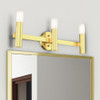 Livex Lighting 3 Lt Polished Brass Ada Vanity Sconce - 10343-02