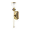 Livex Lighting 1 Lt Antique Brass Single Sconce - 10511-01