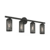 Livex Lighting 4 Lt Black Bath Vanity - 14124-04