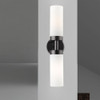 Livex Lighting 2 Lt Black Chrome Ada Vanity Sconce - 15072-46