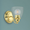 Livex Lighting 1 Lt Polished Brass Vanity Sconce - 15131-02