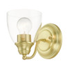 Livex Lighting 1 Lt Satin  Brass Vanity Sconce - 15131-12
