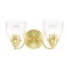 Livex Lighting 2 Lt Satin Brass Vanity Sconce - 15132-12