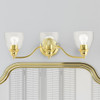 Livex Lighting 3 Lt Polished Brass Vanity Sconce - 15133-02