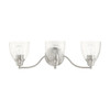 Livex Lighting 3 Lt Brushed Nickel Vanity Sconce - 15133-91