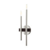 Livex Lighting 2 Lt Brushed Nickel Wall Sconce - 15582-91