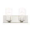 Livex Lighting 2 Lt Brushed Nickel Bath Vanity - 16552-91
