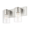 Livex Lighting 2 Lt Brushed Nickel Bath Vanity - 16552-91