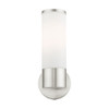 Livex Lighting 1 Lt Brushed Nickel Ada Vanity Sconce - 16561-91