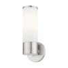 Livex Lighting 1 Lt Brushed Nickel Ada Vanity Sconce - 16561-91