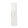 Livex Lighting 2 Lt Textured White With Brushed Nickel Finish Accents Ada Vanity Sconce - 16682-13