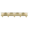 Livex Lighting 5 Lt Antique Brass Vanity Sconce - 17075-01