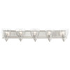Livex Lighting 5 Lt Brushed Nickel Vanity Sconce - 17075-91