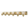 Livex Lighting 6 Lt Antique Brass Vanity Sconce - 17076-01