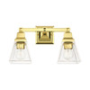 Livex Lighting 2 Lt Polished Brass Bath Vanity - 17172-02