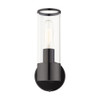 Livex Lighting 1 Lt Black Chrome Ada Single Sconce - 17281-46