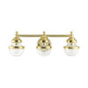 Livex Lighting 3 Lt Polished Brass Bath Vanity - 17413-02