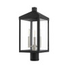Livex Lighting 3 Lt Black Outdoor Post Top Lantern - 20592-04