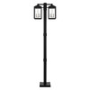 Livex Lighting 6 Lt Black Outdoor Post Light - 20599-04