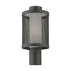 Livex Lighting 1 Lt Textured Black Post Light - 20684-14