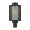 Livex Lighting 1 Lt Texture Black Post Light - 20686-14